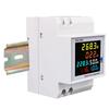 A96I-D52-2066 Electricity Usage Monitor Din Rail Energy Meter 100A Voltmeter Ammeter Watt Kwh Frequency Power Meter