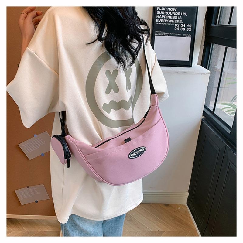 Stylish Minimalist Dumpling Bag Spacious Korean Women Shoulder Crossbody Bag Versatile Everyday Shopping Tote