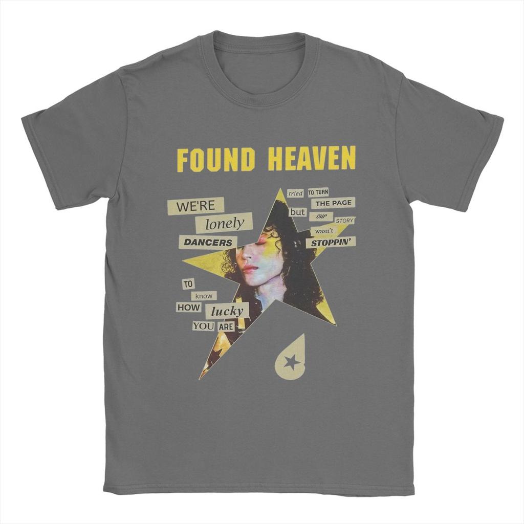 Found Heaven Conan Gray T-Shirts for Men Funny Cotton Tees Crew Neck Short Sleeve T Shirts 4XL 5XL 6XL Tops