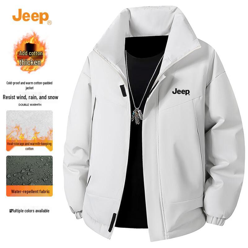 Jeep Men's Windproof Cotton Jacket