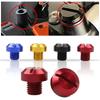 2 pezzi antiruggine moto CNC alluminio M8 M10 tappi per fori specchietto retrovisore viti supporto specchietto retrovisore accessori moto
