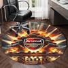 Custom Name Arsenal Football Club Printed Round Rug Carpet Chair Rug Area Rug Entryway Doormats,for Office Chair Living Room Bedroom Kitchen Room.