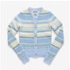 Ganni K2257 271 Striped Soft Wool Women S Knit