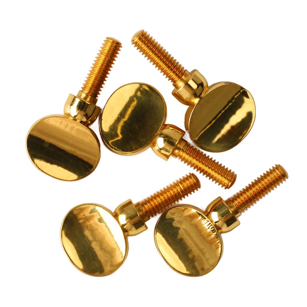 5 Pcs Saxophone Neck Receiver Tightening Screw Brass High Hardness Sax Neck Screw