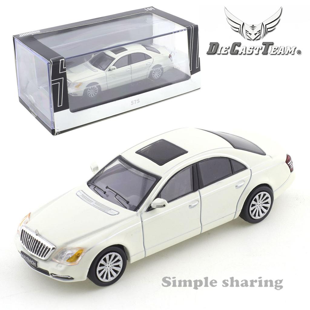 DCT/ SHADOW 1:64 Mercedes-Benz Maybach 57S Alloy Car Model Simulation Collectible Ornament