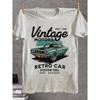 Men'S Novelty Shirts, Retro 1970S Nostalgic Car Pattern T-Shirt - Soft Short Sleeve