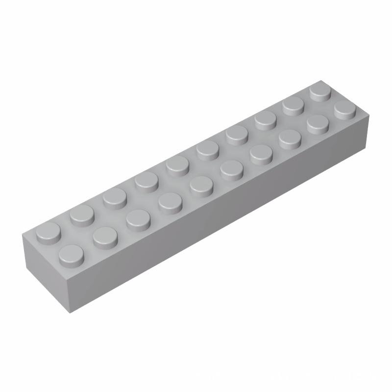 

10pcs 92538 3006 Brick 2 x 10 Bricks Collections Bulk Modular GBC Toys For Technical MOC DIY Buildings Blocks Compatible 10pcs світло-сірий колір