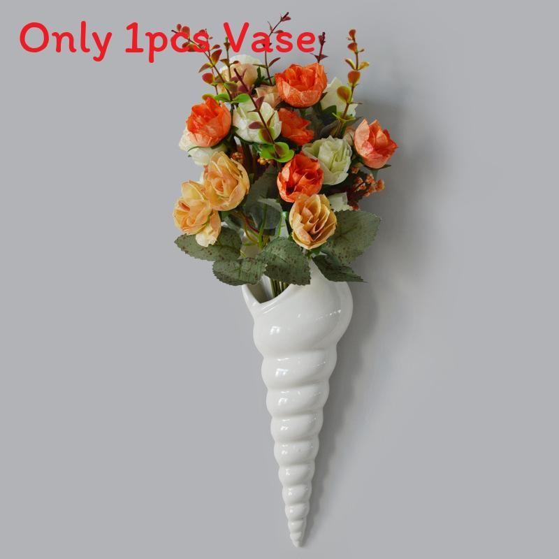 Shell Contemporary Wall Vase For Home Decor To Enhance Interiors Minimalist