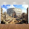 Oud-Rome Viering Wandkleed Keizerrijk Architectuur Wanddecoratie voor Klaslokaal Themafeestkamer