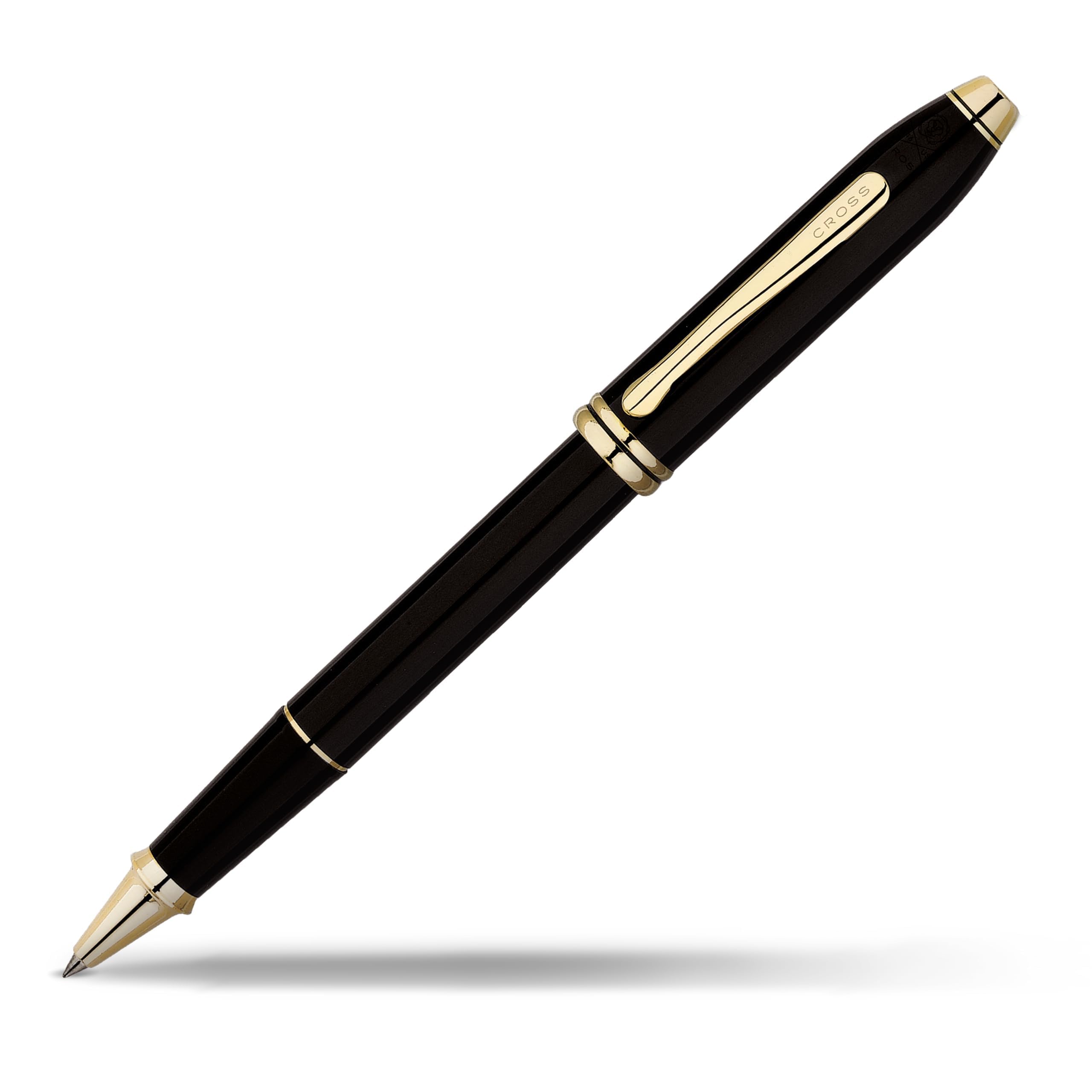 Шариковая ручка Cross Townsend Черный лак Selectip Гелевая 575