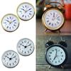 2Pcs Quartzs Clock Insert 65MM Roman/Arabic Numerals Clear Lens Gold Silver Trim Ideal for DIY Clock Repair Projects
