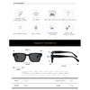 UV Protection Sunglasses, Men's and Women's Styles, Square Frame Eyewear