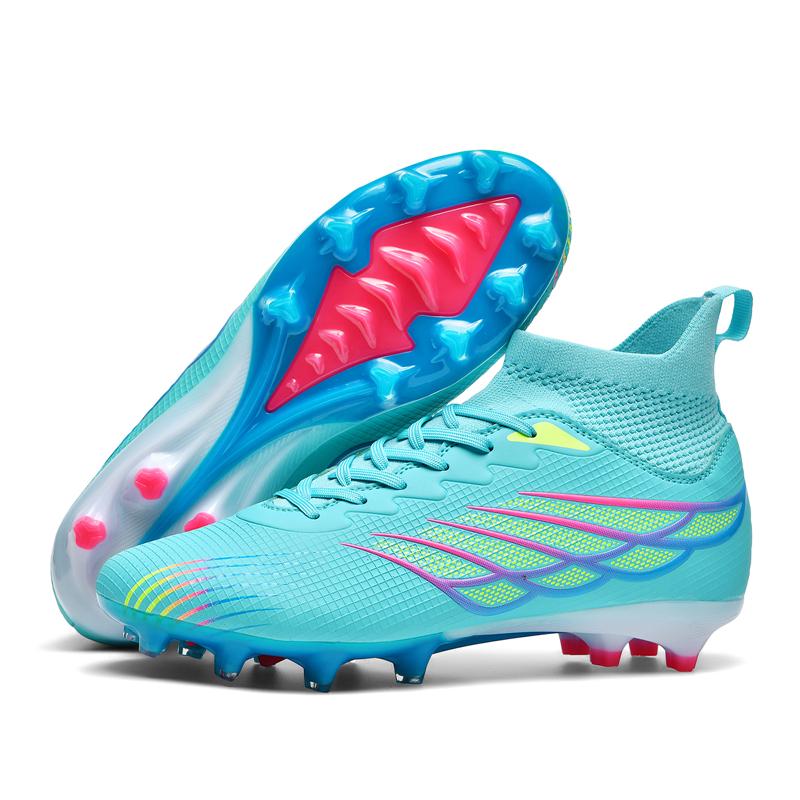 Unisex Football Shoes Men's Long Nail Training Sneakers Children Football Boots Youth Football Boots Soccer Shoes for Kids
