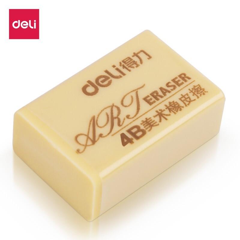 Deli 7540 Art Eraser, 4B, Pack of 12