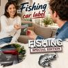 Fishing Themed Car Badge for Vehicle Exterior Decoration