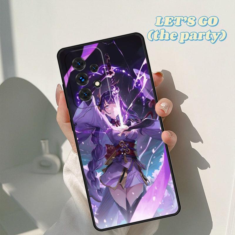 Baal Genshin Impact Game phone case For Samsung Galaxy A42 A31 A40 A51 A71 A32 A80 A91 A52 A72 A73 A20e A50 A70 A11 A12 Cover