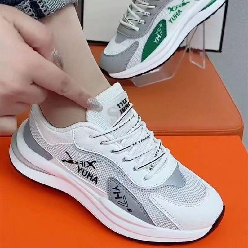 2025 new men's and women's same summer fashion sports dad shoes student mesh sports soft sole casual shoes trend