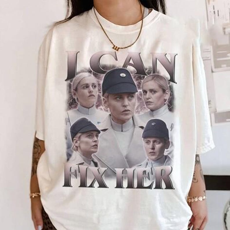 

I Can Fix Her Denise Gough Unisex T-Shirt, Vintage 90s Dedra Meero Andor Bootleg T-Shirt, Starwars Andor Tee L