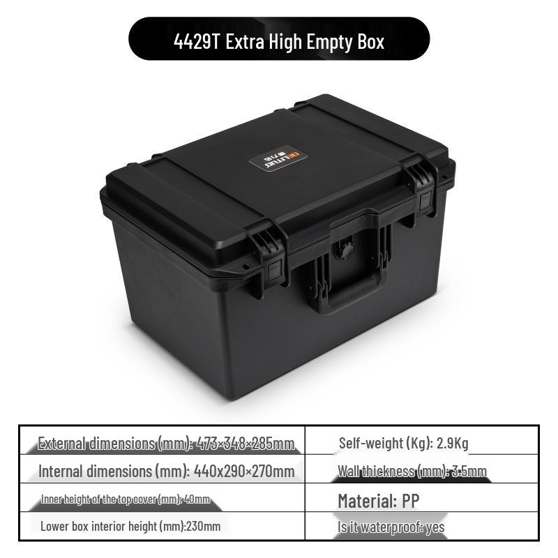 קופסת הגנה מפלסטיק עמידה למים ועמידה בפני זעזועים למצלמה וציוד