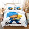 Kühl Weich Polyester Mikrofaser Let's Go Pocoyo Lern Cartoon Thema 3-teilige Bettwäsche 1 Bettbezug + 2 Kissenbezüge Ganzjahres