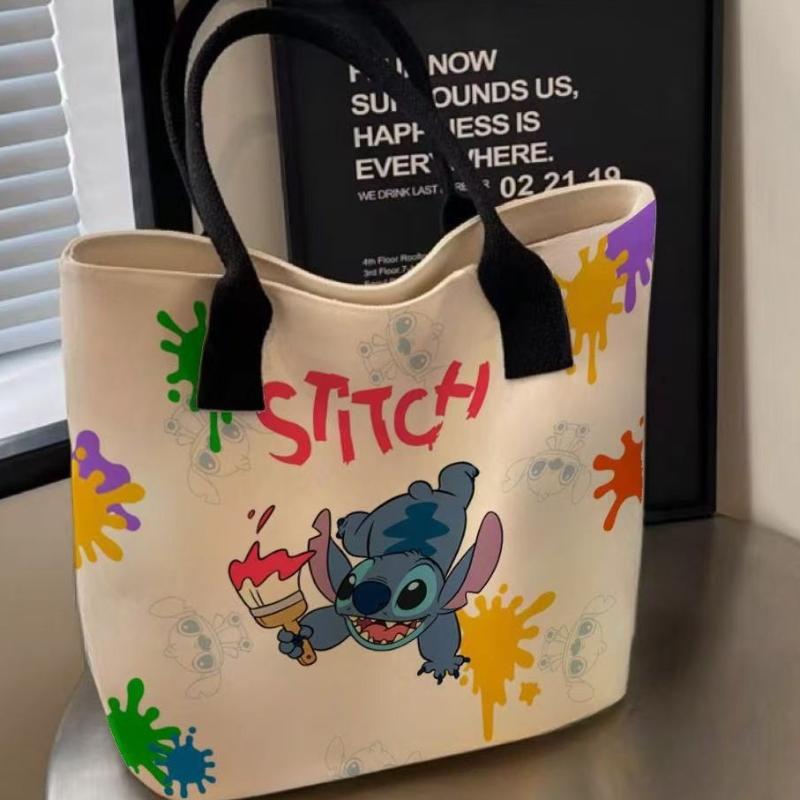 

Disney Stitch Casual Crossbody Storage Bag with Zipper Closure, Commuting, Shopping, Gifts Pink