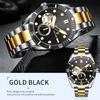Men Watch Green Waterproof Watch for Men Stainless Steel Automatic Mechanical Watch Men Luxury Watch Luminous Wristwatch