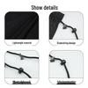 Universal Car Window Sunshade Curtain - All Seasons Sun Protection, Black Privacy & Anti-Peep Features