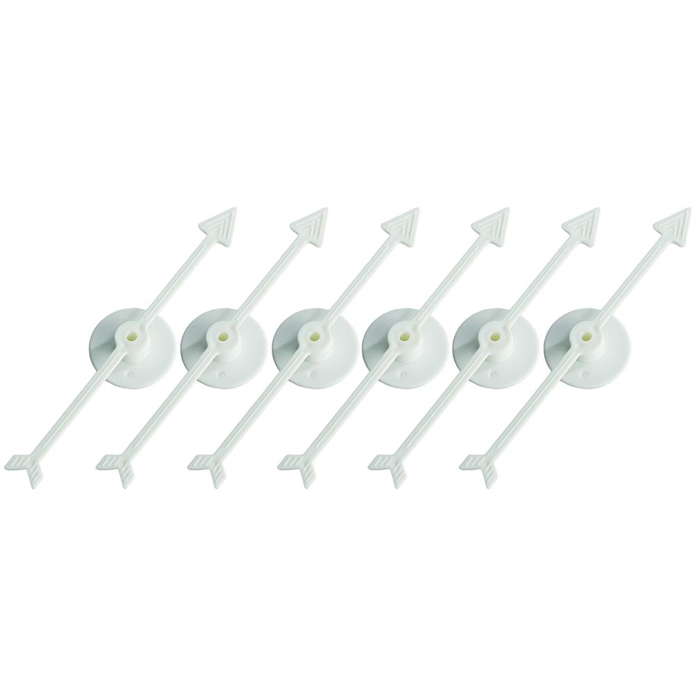 6 stücke Kunststoff Pfeil Spinner Zubehör für DIY Bord & Karte Spiele Kinder Kinder Schule Klassenzimmer Aktivitäten Party Spielzeug