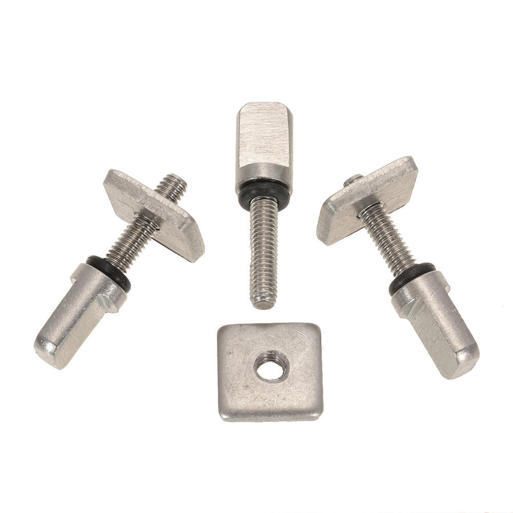 3 Surfboard Longboard Sliding Fin Screw & Fin Plate Replacement Kit for Stand Up Paddle Body Board