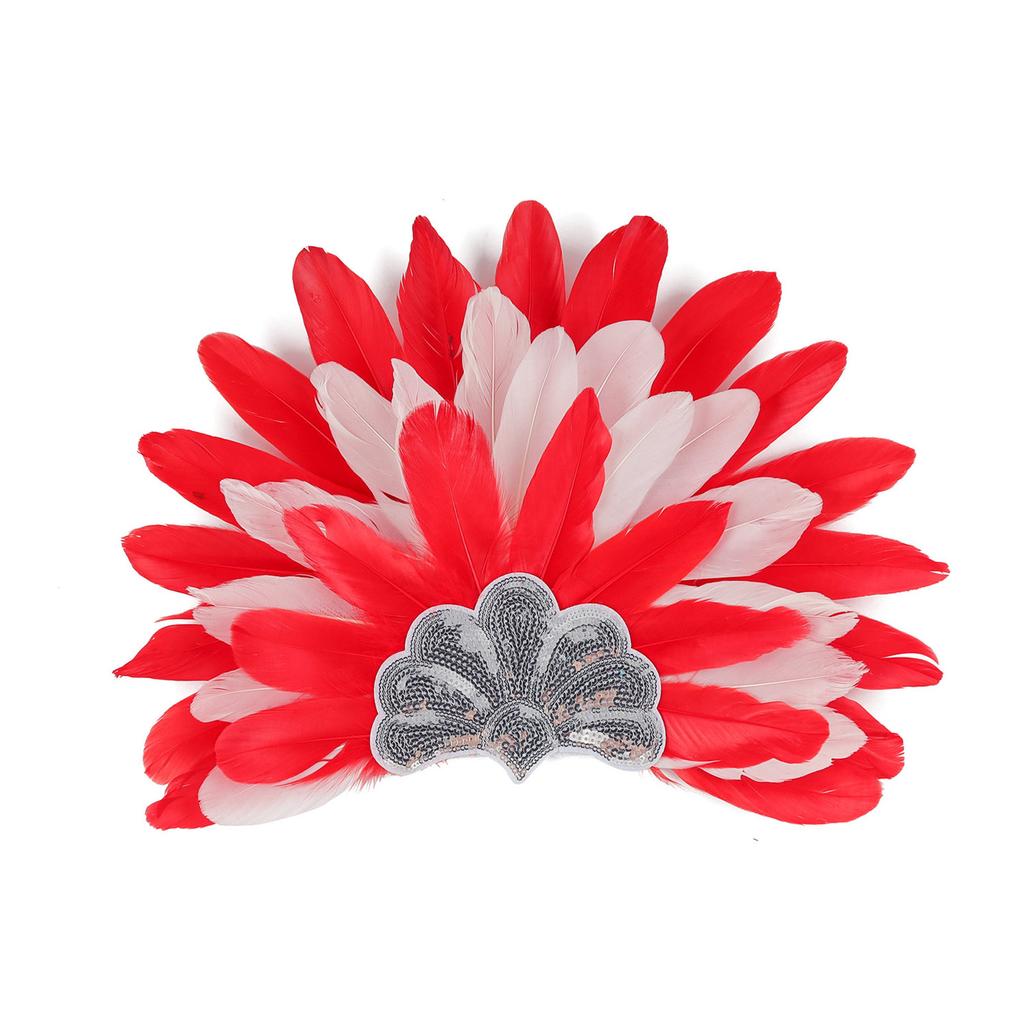 Feather Flapper Headbands Mardi Gras Prom Dancer Headpiece for Party Carnivals Celebrations Headwear Hair Styling