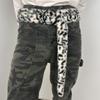 Plush Y2K Leopard Print Spicy Belts Stylish Women Faux Fur Waist Belt American Retro Street Style Deco Accessories