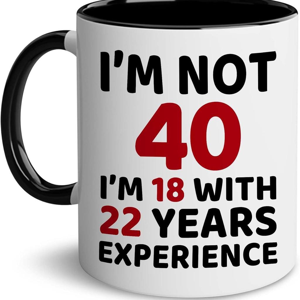 Birthday Birthday Ceramic Coffee Mark Cup 18 Years Old Tea Cup 40 Years Old 60 Years Old 80 Years Old Gift New 50