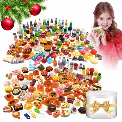 Doll Accessories Set Food Drinks Gift For Girl 100pcs
