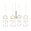 Natural Crystal Wind Bells Wind Chimes Sun Catcher Perfect Art Ornament Window Garden Hangings Ornaments Pendant