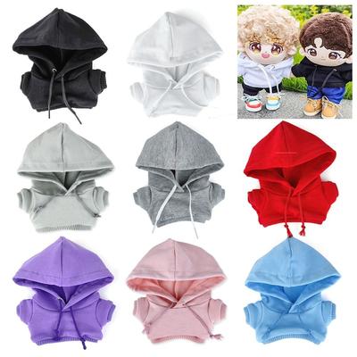 Ručně vyráběné mikiny Módní oblečení pro 1/12 BJD panenky Top pro 10cm bavlněné panenky Mikinové outfity pro 1/11 1/12 OB11