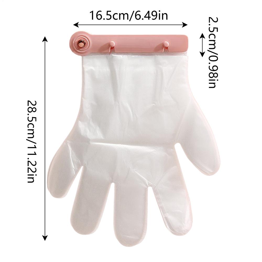 Glove Dispenser Fixed Clip Disposable Glove Rack Organizer Multifunction Kitchen glove rack with 100 Mittens for Home Restaurant