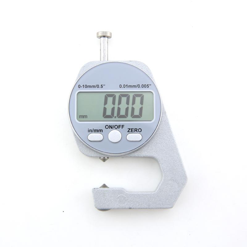 Digital Display Thickness Gauge Zinc Alloy Electronic LCD Micrometer Metric Imperial Wall Thickness Measurement Tools 0-10/20mm