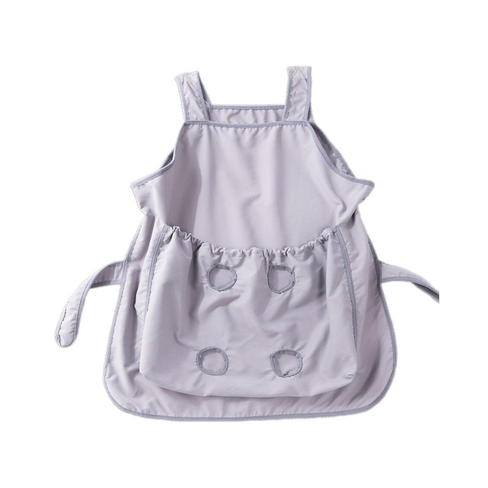 

La La Pet Adjustable Apron Carrier With Holes Soft Sling Carrier Wearable Front Pack For One Size