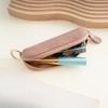 Handmade Japanese Style Leather Coin Pouch with Keychain Wallet for Women Mini Jewelry Money Key Earphone Organizer Bag Purse