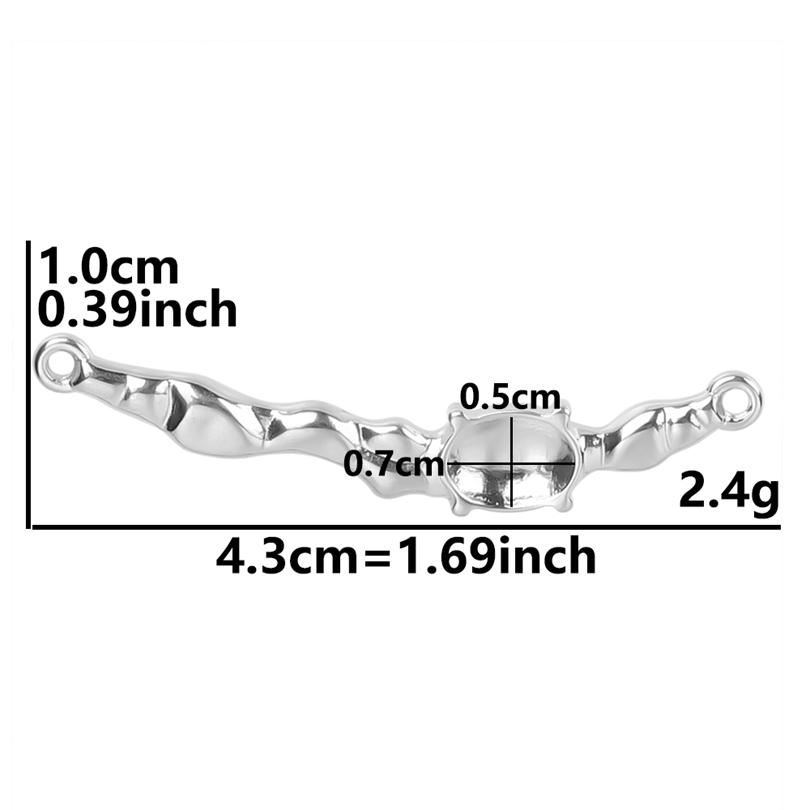 100% Stainless Steel Heart Cross Star Moon Charms For Jewelry Making Diy Stone Crystal Enamel Connector Metal Pendant Accessorie
