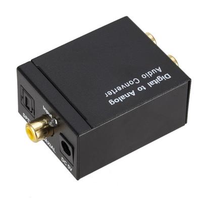RCA(L/R) Analog Output Converter Digital To Analog Decoder for DVD/HDTV/Audio Amplifier/TV