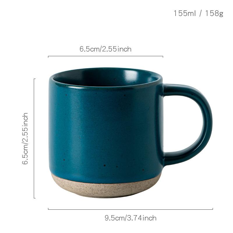 Creative Ceramic Coffee Mug Breakfast Oatmeal Cup Milk Water Cup for Household Office Tableware Simple Drinking Cup 2025 New