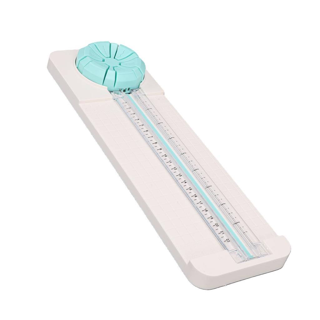 6 in 1 Paper Trimmer Craft Paper Cutter Scrapbooking Tool with Straight Dotted Curved Scoring Wavy Styles for Coupons