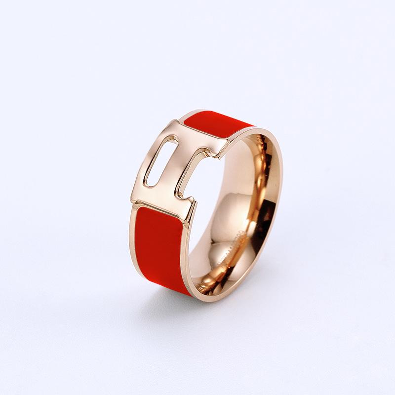 2025 Pierścionek z literą Nieblakujący Damski Pierścionek dla pary Modny Wszechstronny Bransoletka z literą