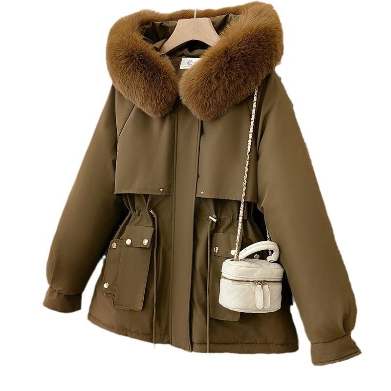 Thickened Pie Overcomes Padded Clothes for Women's Winter New Korean Version of Padded Clothes, Short Hooded Padded Jackets