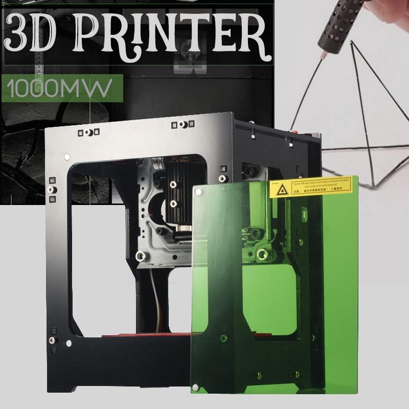 1000mW DIY Laser USB Engraver Cutter Engraving Carving Machine Printer CNC 19.8x14.5x16cm