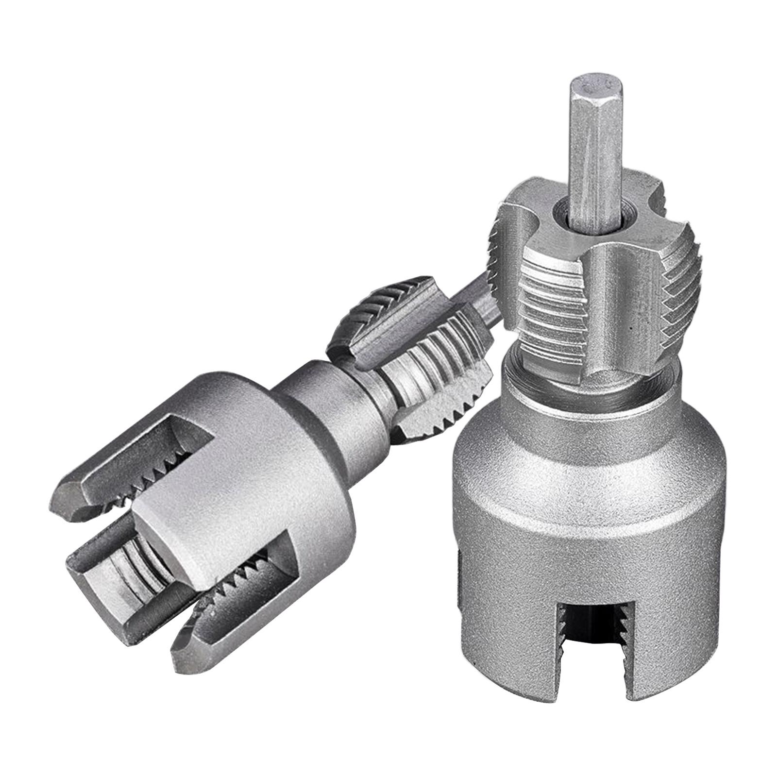 

Набор многоразовых клуппов для ПВХ труб разных размеров для электродрели, многоразовый сантехнический инструмент, подходит для домашнего ремонта