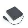 6V 4 Solt X AA 4x1.5V USB Battery Box For 5V LED Strip Lights Female Cable Mini Power Supply Battery Caes With Cover And Switch