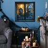 Zombie Horror Halloween Fake Window Pattern Wall Pasting Decorative Sticker