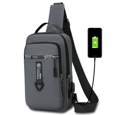 Bolso de Pecho Casual para Hombre Riñoneras Ligera Tela Oxford Bolso Cruzado al Hombro Elegante Bolso de Mano para Ocio para Hombre Bolso de Pecho